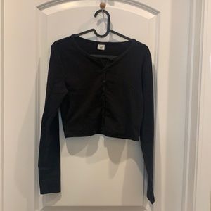Black long sleeve top Medium